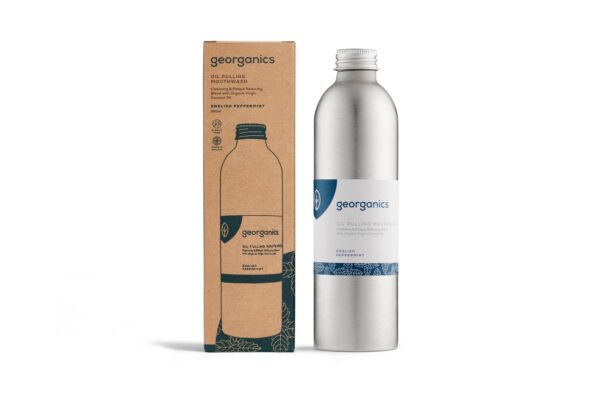 Organic Oil Pulling Mondspoeling - Peppermint - 275 ml